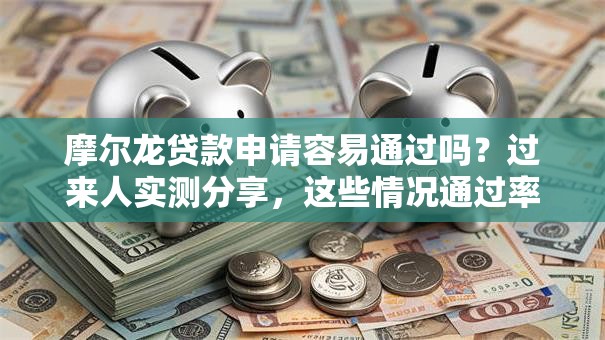 摩尔龙贷款申请容易通过吗？过来人实测分享，这些情况通过率更高