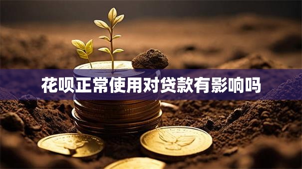 花呗正常使用对贷款有影响吗
