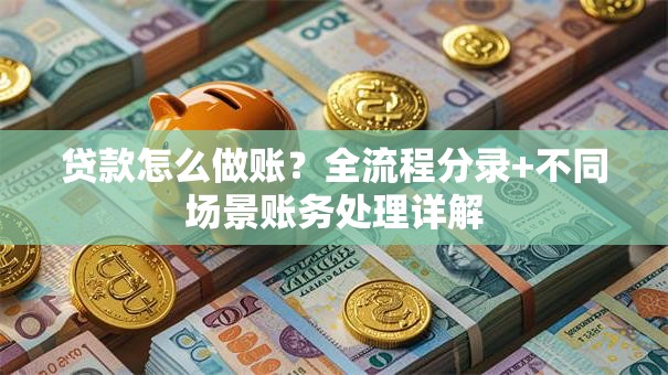 贷款怎么做账？全流程分录+不同场景账务处理详解