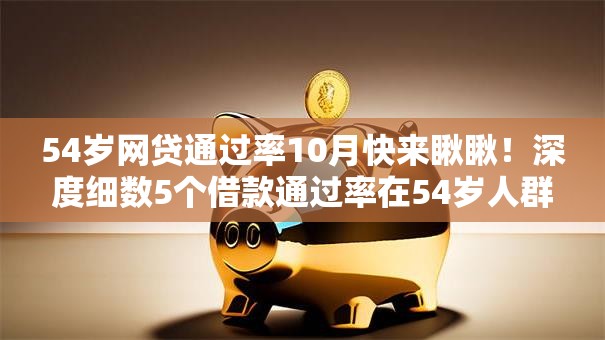 54岁网贷通过率10月快来瞅瞅！深度细数5个借款通过率在54岁人群较高