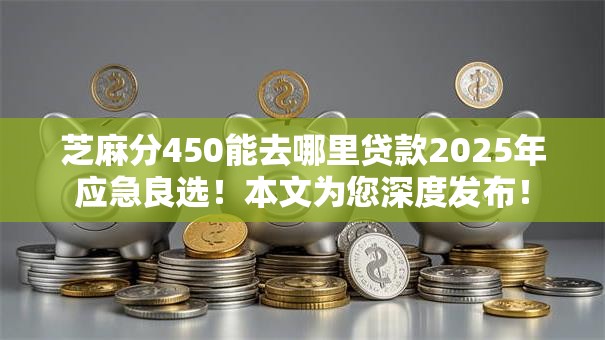 芝麻分450能去哪里贷款2025年应急良选！本文为您深度发布！