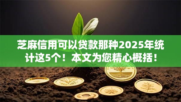 芝麻信用可以贷款那种2025年统计这5个！本文为您精心概括！