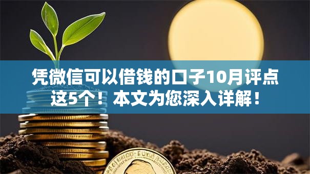 凭微信可以借钱的口子10月评点这5个！本文为您深入详解！