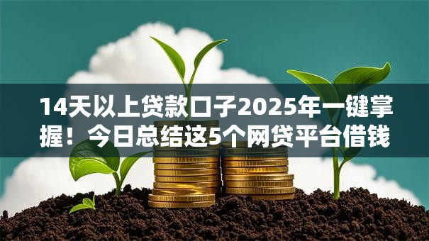 14天以上贷款口子2025年一键掌握！今日总结这5个网贷平台借钱期限超过14天
