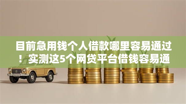 目前急用钱个人借款哪里容易通过！实测这5个网贷平台借钱容易通过