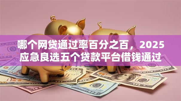 哪个网贷通过率百分之百，2025应急良选五个贷款平台借钱通过率百分之百