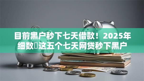 目前黑户秒下七天借款！2025年细数​这五个七天网贷秒下黑户
