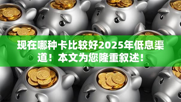 现在哪种卡比较好2025年低息渠道！本文为您隆重叙述！