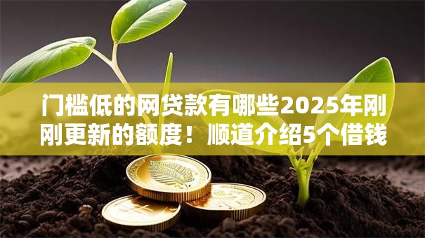 门槛低的网贷款有哪些2025年刚刚更新的额度！顺道介绍5个借钱平台门槛低容易通过