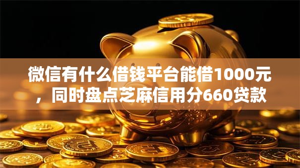微信有什么借钱平台能借1000元，同时盘点芝麻信用分660贷款