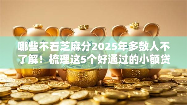 哪些不看芝麻分2025年多数人不了解！梳理这5个好通过的小额贷款口子