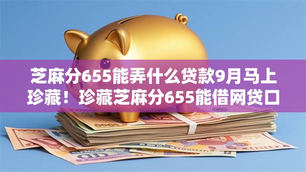 芝麻分655能弄什么贷款9月马上珍藏！珍藏芝麻分655能借网贷口子