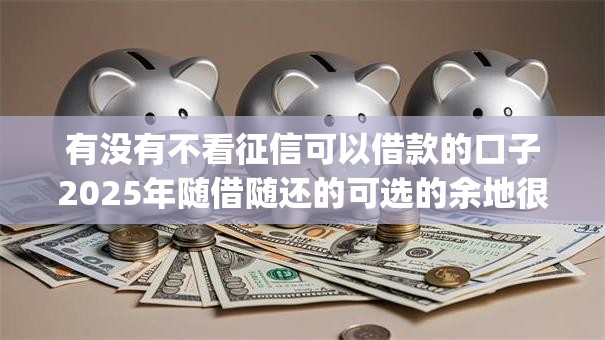 有没有不看征信可以借款的口子2025年随借随还的可选的余地很大！本篇细致更新这5个网贷app！
