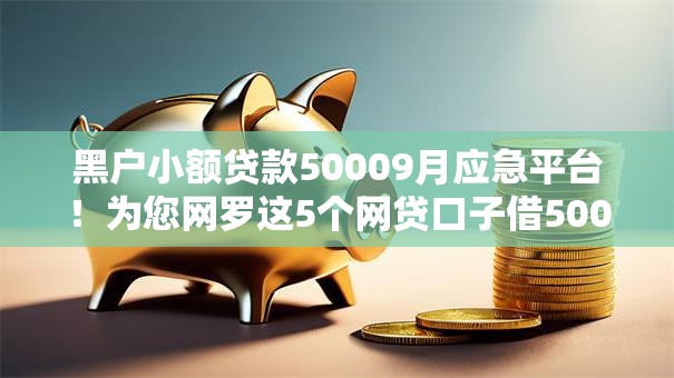 黑户小额贷款50009月应急平台！为您网罗这5个网贷口子借5000黑户