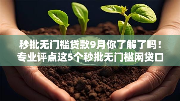 秒批无门槛贷款9月你了解了吗！专业评点这5个秒批无门槛网贷口子借钱
