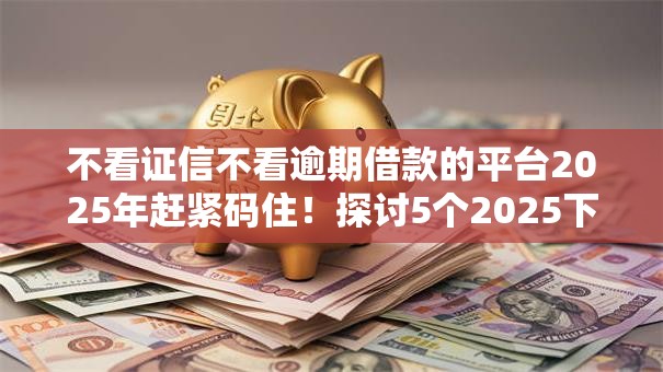 不看证信不看逾期借款的平台2025年赶紧码住!探讨5个2025下过款的口子 不看证信不看逾期借款的平台2025年赶紧码住!探讨5个2025下过款的口子