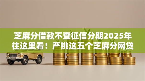 芝麻分借款不查征信分期2025年往这里看！严挑这五个芝麻分网贷不查征信分期软件