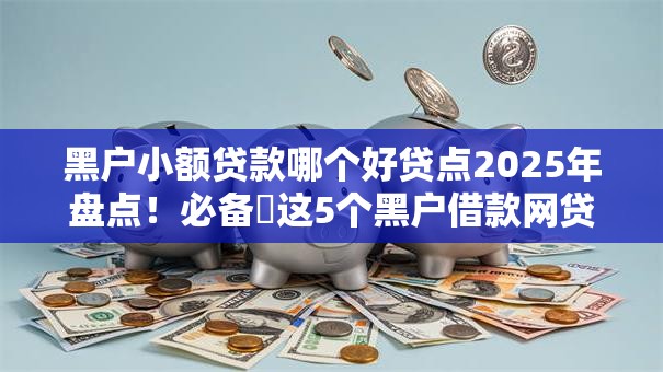 黑户小额贷款哪个好贷点2025年盘点！必备​这5个黑户借款网贷口子好借点
