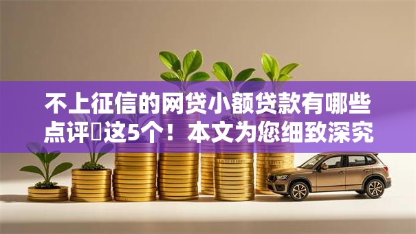 不上征信的网贷小额贷款有哪些点评​这5个！本文为您细致深究！