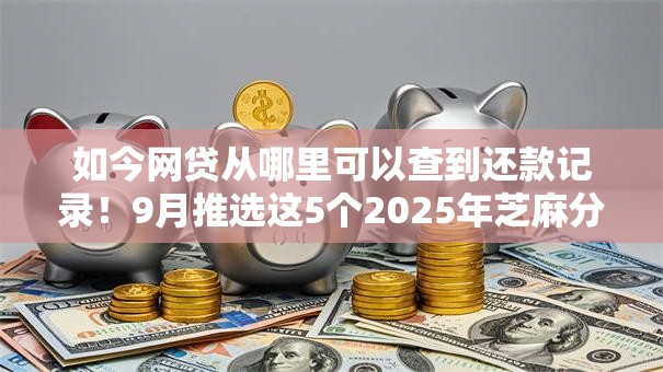 如今网贷从哪里可以查到还款记录！9月推选这5个2025年芝麻分秒批口子
