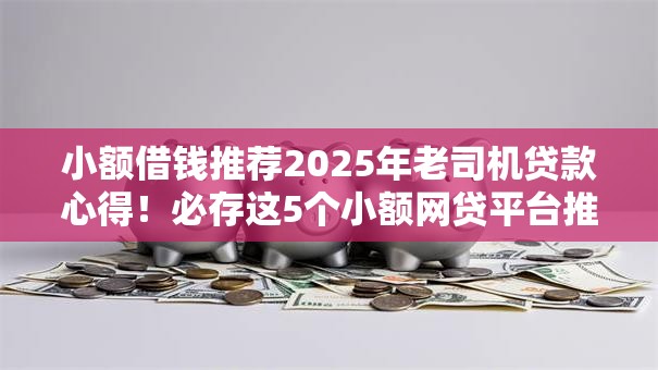 小额借钱推荐2025年老司机贷款心得！必存这5个小额网贷平台推荐借款口子
