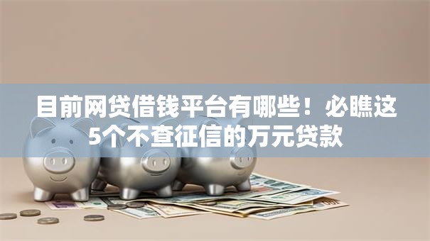 目前网贷借钱平台有哪些！必瞧这5个不查征信的万元贷款