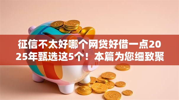 征信不太好哪个网贷好借一点2025年甄选这5个！本篇为您细致聚合！