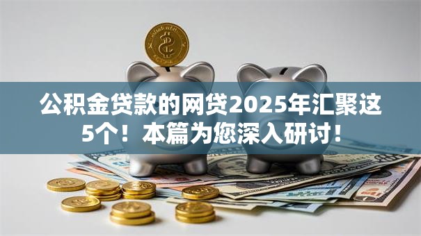 公积金贷款的网贷2025年汇聚这5个！本篇为您深入研讨！
