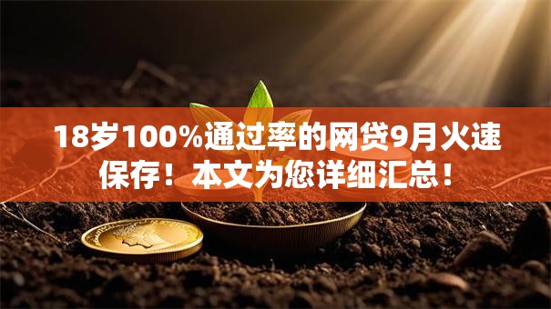 18岁100%通过率的网贷9月火速保存！本文为您详细汇总！
