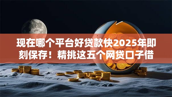 现在哪个平台好贷款快2025年即刻保存！精挑这五个网贷口子借钱快