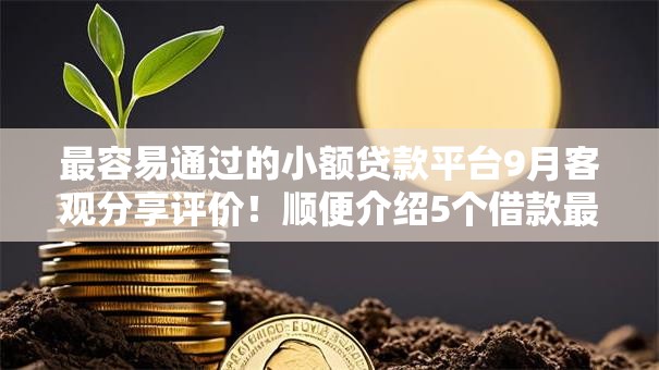 最容易通过的小额贷款平台9月客观分享评价!顺便介绍5个借款最简单的网贷口子 最容易通过的小额贷款平台9月客观分享评价!顺便介绍5个借款最简单的网贷口子