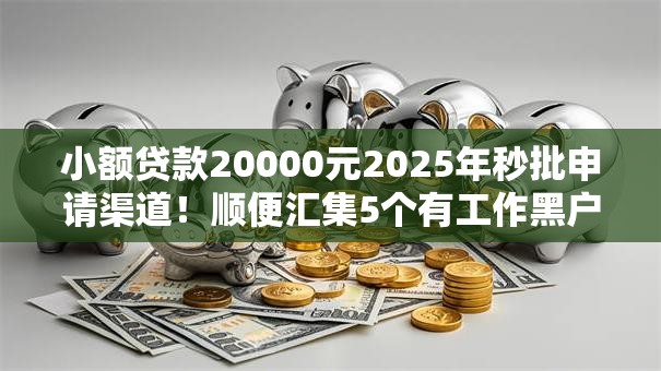 小额贷款20000元2025年秒批申请渠道!顺便汇集5个有工作黑户也能下的贷款 小额贷款20000元2025年秒批申请渠道!顺便汇集5个有工作黑户也能下的贷款