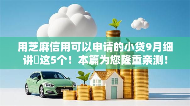 用芝麻信用可以申请的小贷9月细讲这5个!本篇为您隆重亲测! 用芝麻信用可以申请的小贷9月细讲这5个!本篇为您隆重亲测!