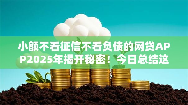 小额不看征信不看负债的网贷APP2025年揭开秘密!今日总结这五个好通过额度又高的网贷 小额不看征信不看负债的网贷APP2025年揭开秘密!今日总结这五个好通过额度又高的网贷