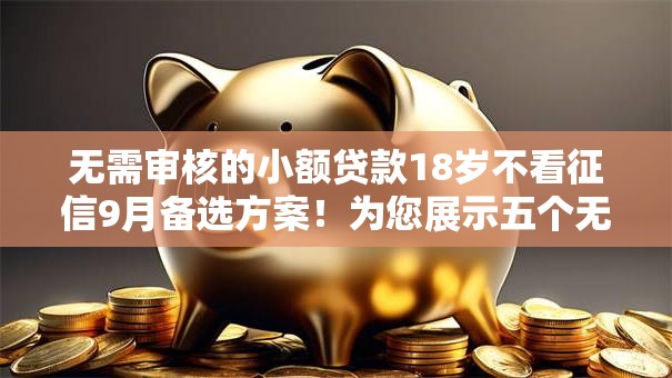 无需审核的小额贷款18岁不看征信9月备选方案!为您展示五个无需审核的网贷18岁不看征信口子 无需审核的小额贷款18岁不看征信9月备选方案!为您展示五个无需审核的网贷18岁不看征信口子