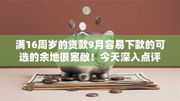 满16周岁的贷款9月容易下款的可选的余地很宽敞!今天深入点评这5个黑户借款软件! 满16周岁的贷款9月容易下款的可选的余地很宽敞!今天深入点评这5个黑户借款软件!