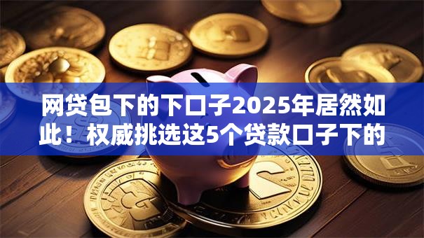 网贷包下的下口子2025年居然如此!权威挑选这5个贷款口子下的软件借款 网贷包下的下口子2025年居然如此!权威挑选这5个贷款口子下的软件借款