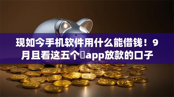 现如今手机软件用什么能借钱！9月且看这五个​app放款的口子