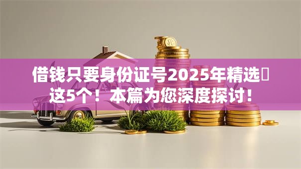 借钱只要身份证号2025年精选​这5个！本篇为您深度探讨！