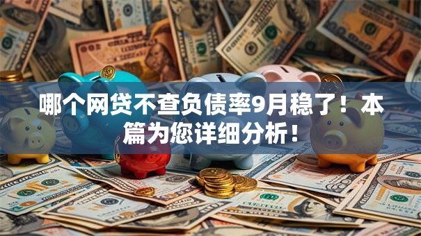哪个网贷不查负债率9月稳了!本篇为您详细分析! 哪个网贷不查负债率9月稳了!本篇为您详细分析!
