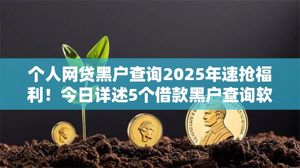 个人网贷黑户查询2025年速抢福利!今日详述5个借款黑户查询软件 个人网贷黑户查询2025年速抢福利!今日详述5个借款黑户查询软件
