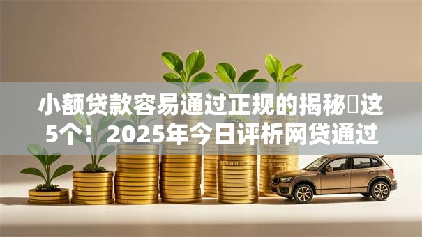 小额贷款容易通过正规的揭秘这5个!2025年今日评析网贷通过容易正规的口子 小额贷款容易通过正规的揭秘这5个!2025年今日评析网贷通过容易正规的口子