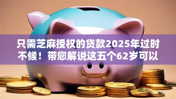 只需芝麻授权的贷款2025年过时不候!带您解说这五个62岁可以借款的口子 只需芝麻授权的贷款2025年过时不候!带您解说这五个62岁可以借款的口子
