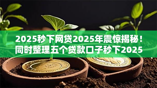 2025秒下网贷2025年震惊揭秘!同时整理五个贷款口子秒下2025秒 2025秒下网贷2025年震惊揭秘!同时整理五个贷款口子秒下2025秒