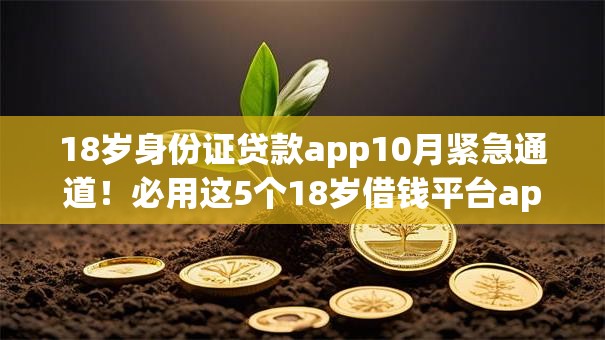 18岁身份证贷款app10月紧急通道!必用这5个18岁借钱平台app 18岁身份证贷款app10月紧急通道!必用这5个18岁借钱平台app
