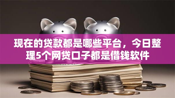 现在的贷款都是哪些平台,今日整理5个网贷口子都是借钱软件 现在的贷款都是哪些平台,今日整理5个网贷口子都是借钱软件