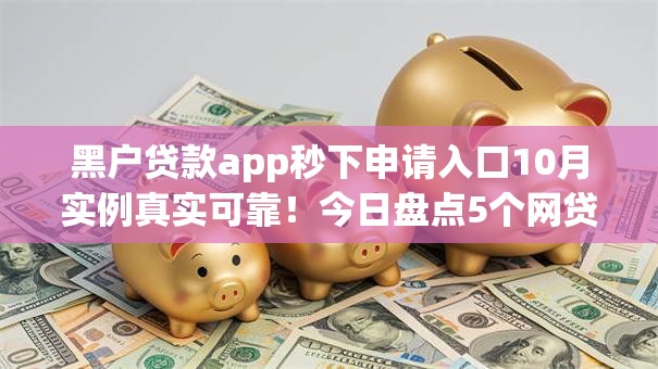 黑户贷款app秒下申请入口10月实例真实可靠!今日盘点5个网贷口子秒下借钱申请软件 黑户贷款app秒下申请入口10月实例真实可靠!今日盘点5个网贷口子秒下借钱申请软件