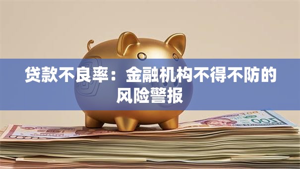 贷款不良率:金融机构不得不防的风险警报 贷款不良率:金融机构不得不防的风险警报