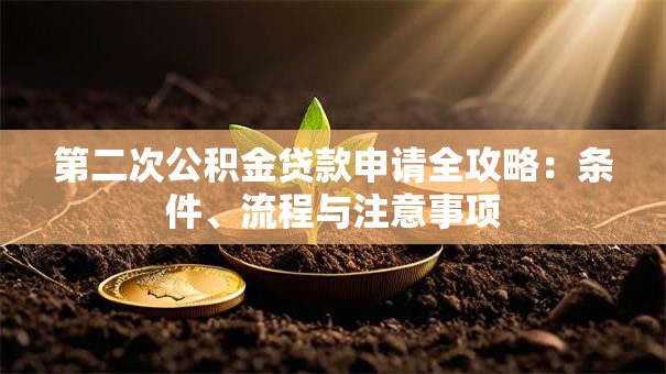第二次公积金贷款申请全攻略：条件、流程与注意事项