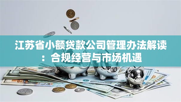江苏省小额贷款公司管理办法解读：合规经营与市场机遇